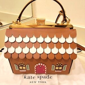 Kate Spade 3D Gingerbread House Crossbody Bag